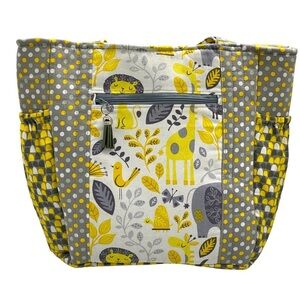 Baby Bag Bottle Holders Zip Compartments NWOT